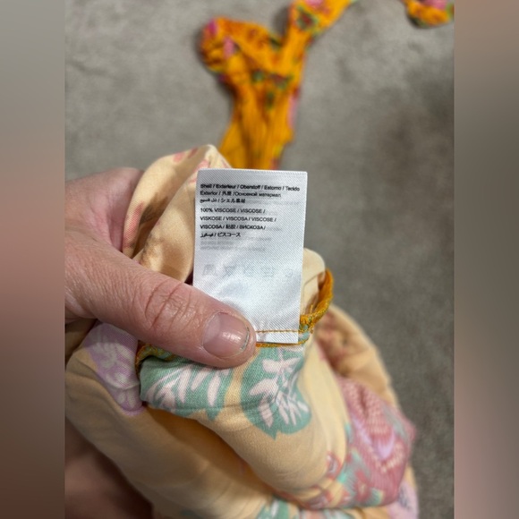 NEW! Farm x Anthropologie Single-Shoulder Printed Maxi Dress Cutout Floral XS - Picture 14 of 16